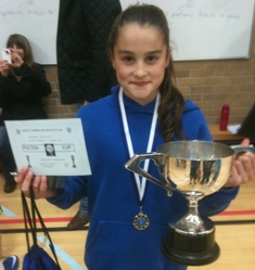 Rhea with the Pulton Cup